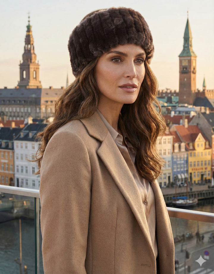 30440 Headband - Rex Knitted - Accesories - Dark Brown