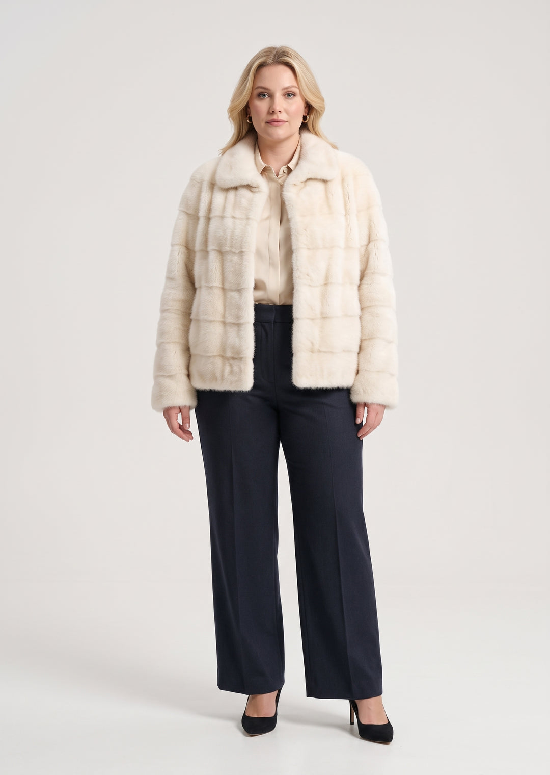 Olise, 60 cm. - Mink - Kvinner - Elfenben