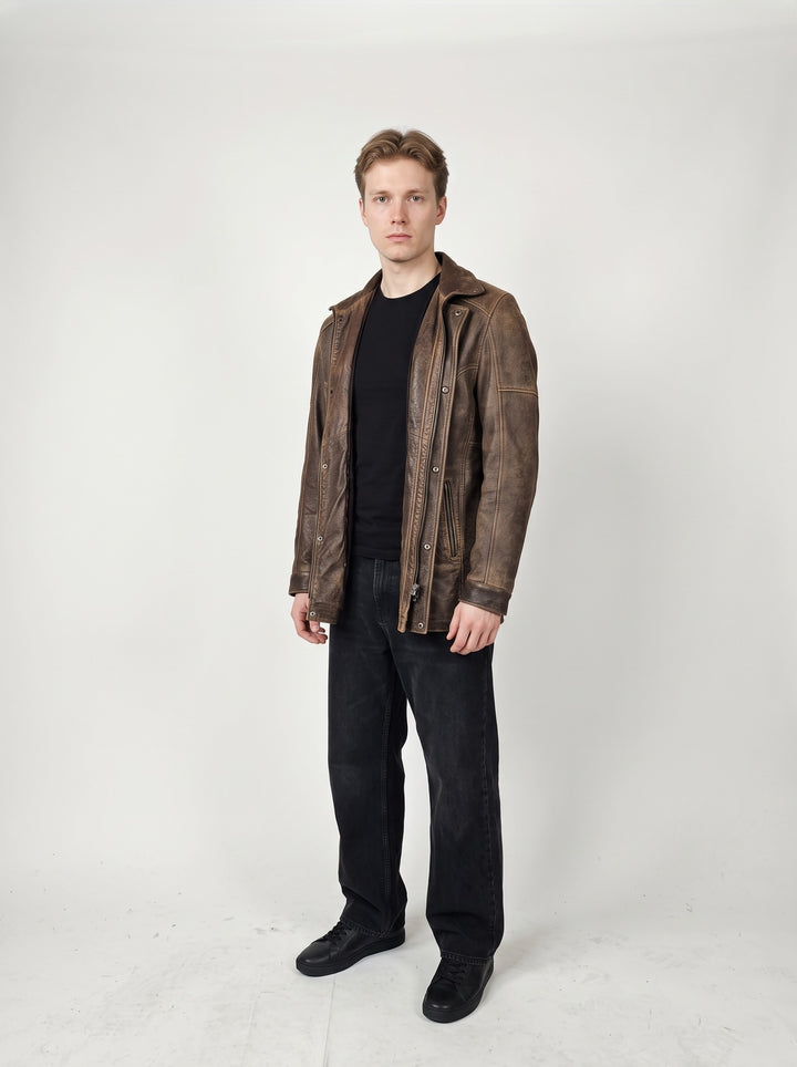 Winter Gomez, 80 cm. Lamb Crackle - Man Brown