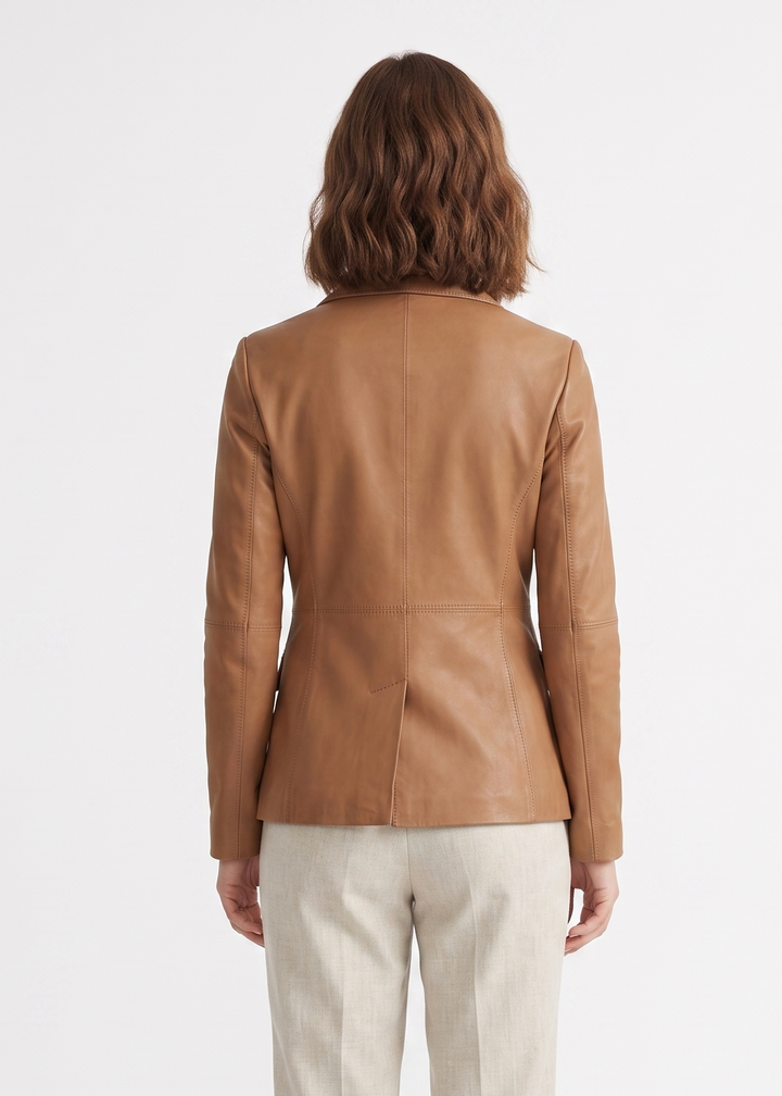 Nina, 64 cm. - Lamb Dior Leather - Dame - Caramel