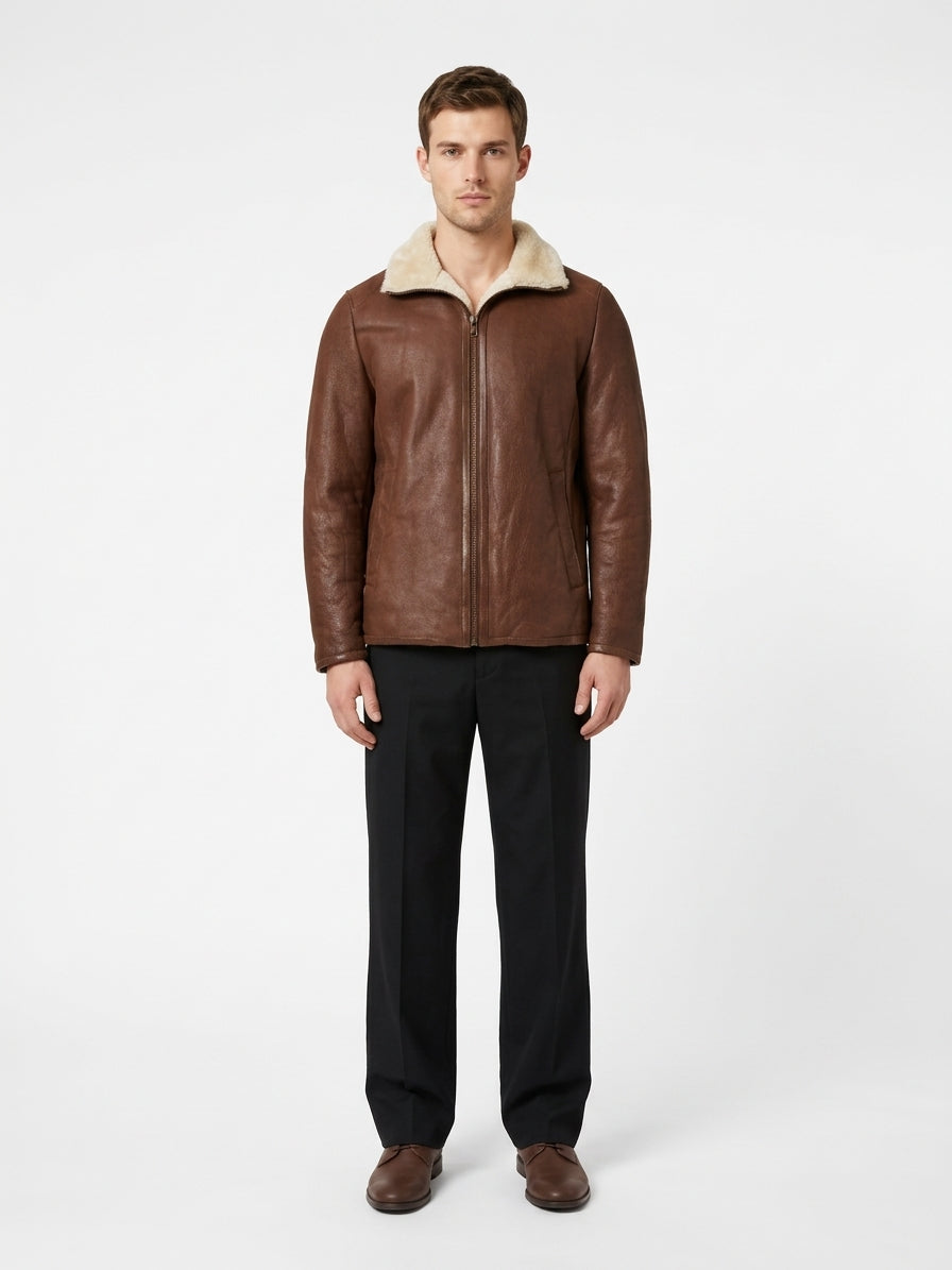 Kyran 72 cm Nappa Lamb Crack - Man Whisky