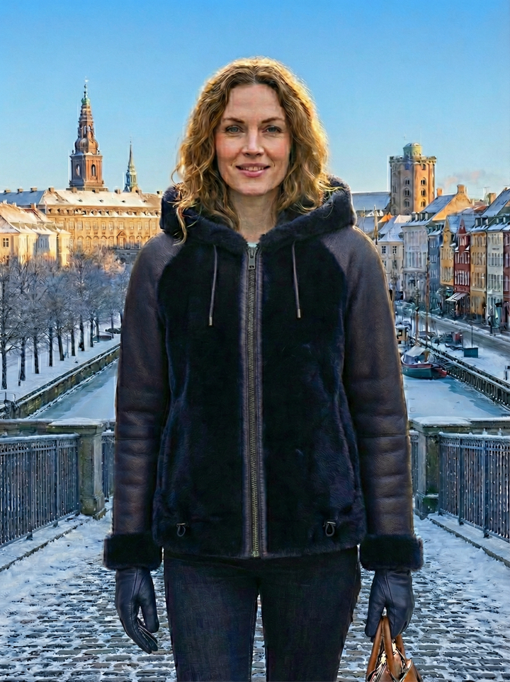 Hosana-B, 61 cm. -Rulam jakke - Dame - Navy blå