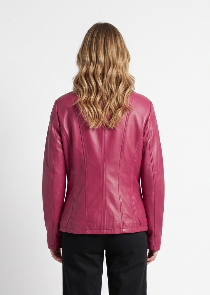 Alize, 60 cm. - Lamb Dior Leather - Dame - Magneta