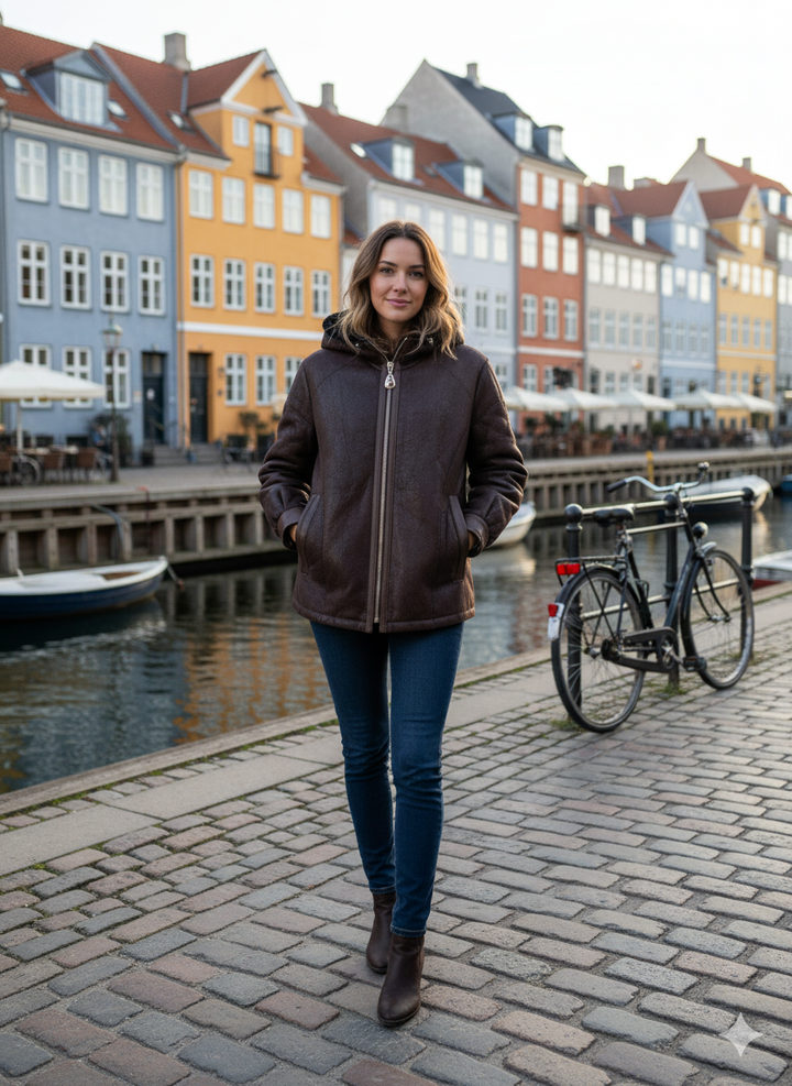 ISQ, 68 cm. - Nappa-Lamm – Damen – Braun