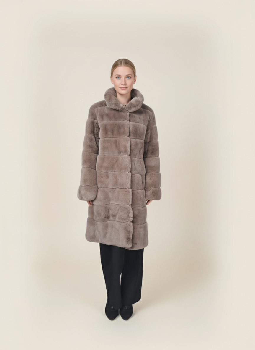 Petrovski, 100 cm. - Krage - Rex - Dam - Cafe Latte