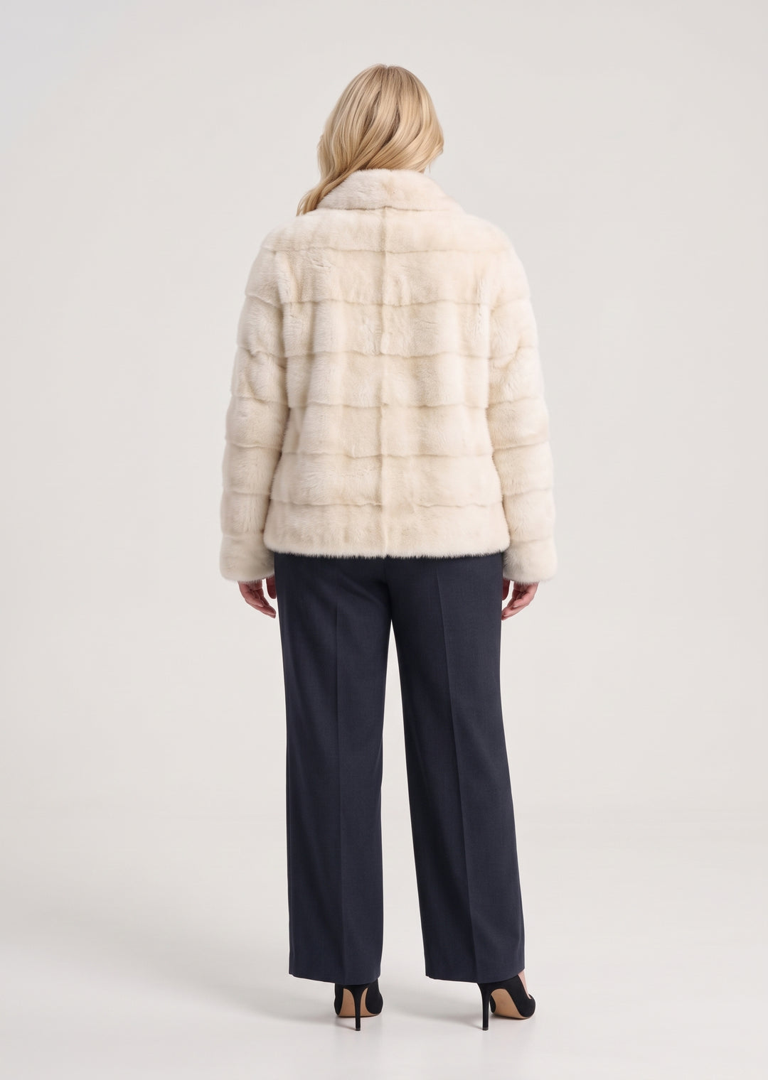 Olise, 60 cm. - Mink - Kvinner - Elfenben