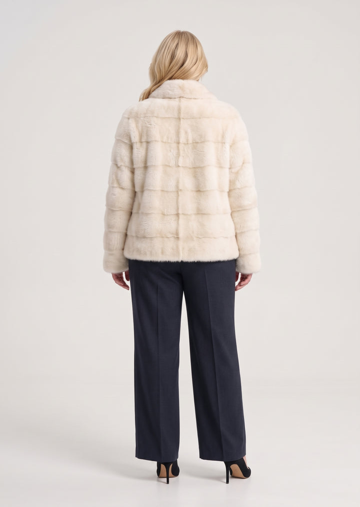 Olise, 60 cm. - Mink - Kvinner - Elfenben