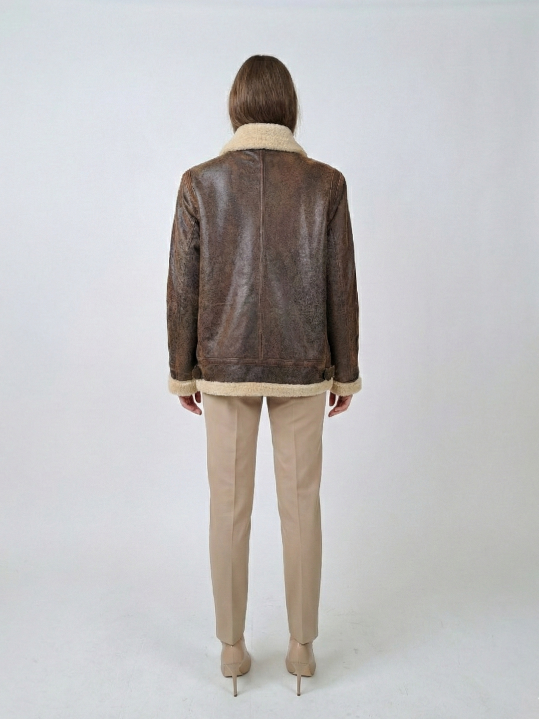 Giggles - Komfort - Lamm Tornado Läder - Dam - Mellanbrun