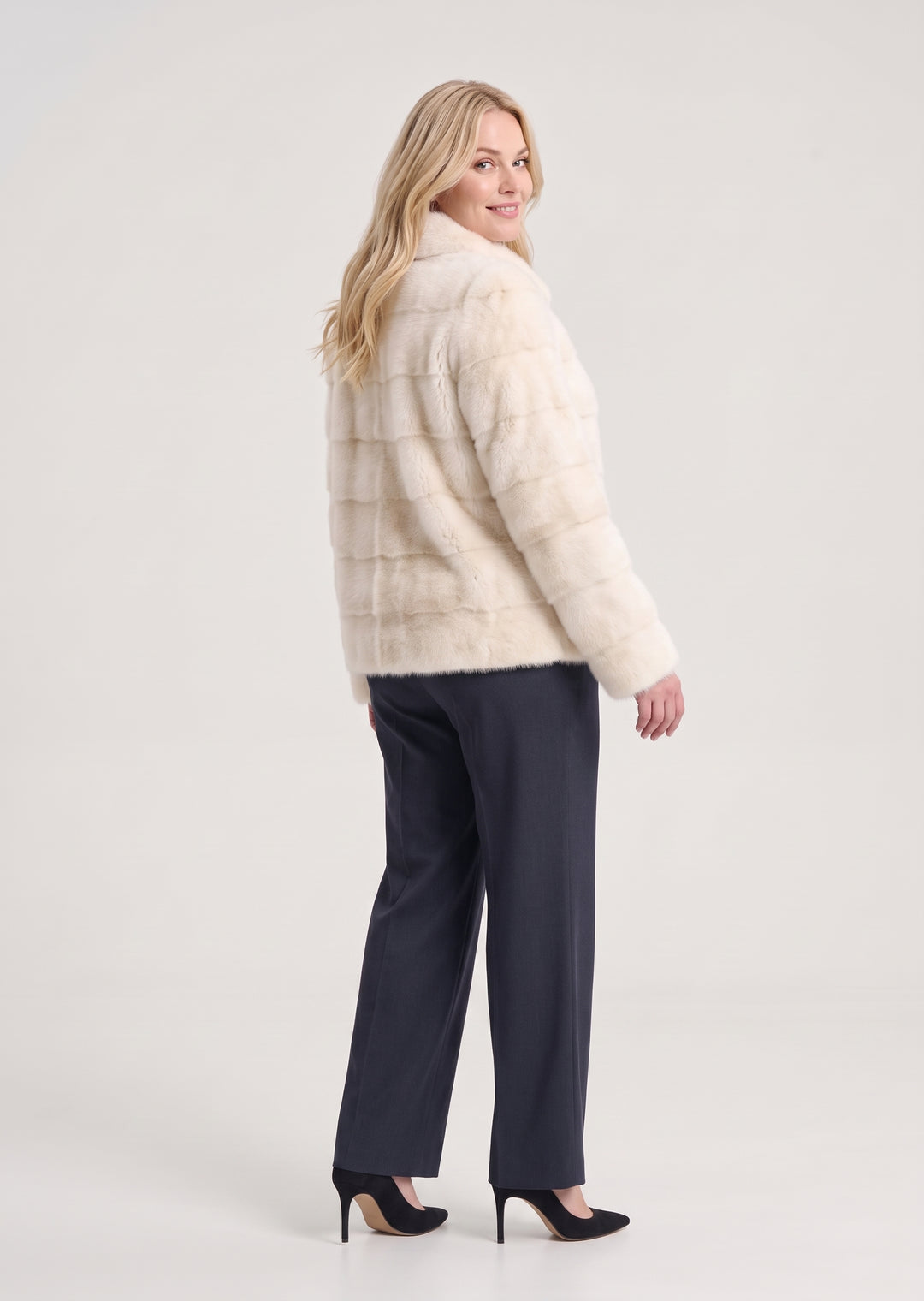 Olise, 60 cm. - Mink - Kvinner - Elfenben