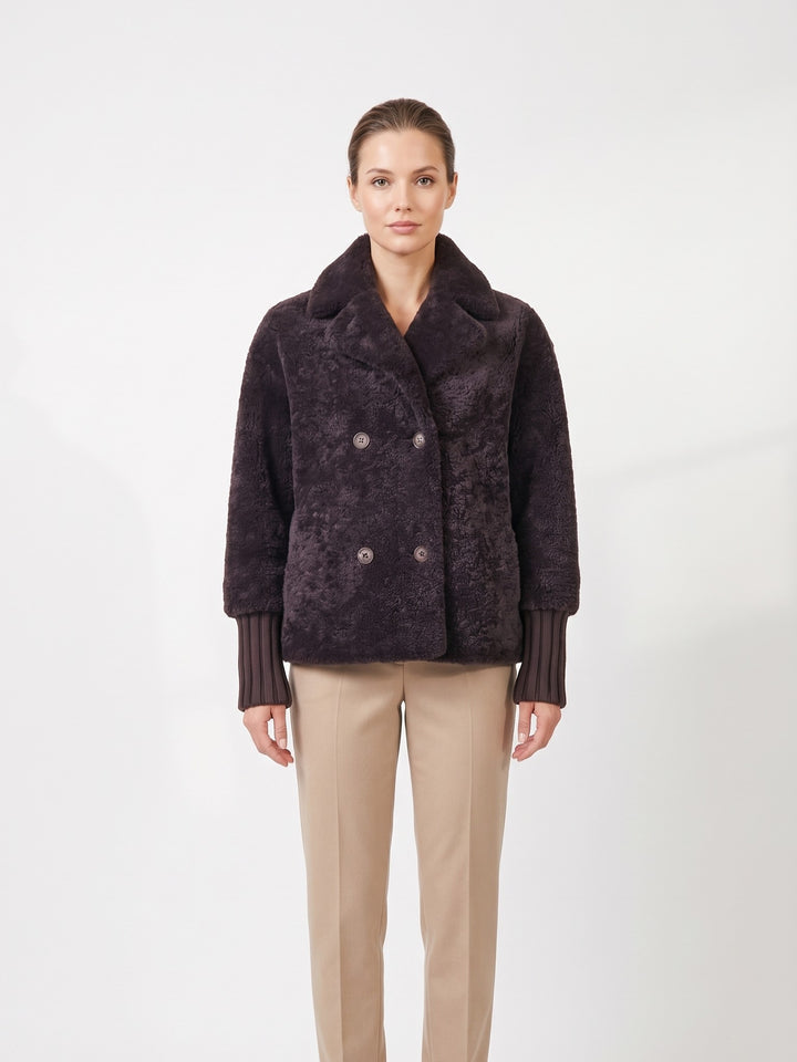 Jaji, 60 cm. - Krave - Krøllet lam - Kvinder - Kaffe