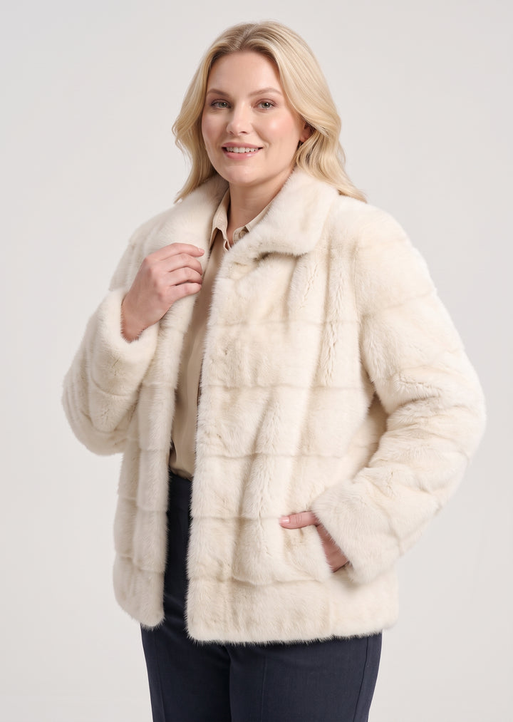 Olise, 60 cm. - Mink - Kvinner - Elfenben