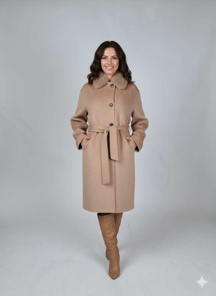 Hava & Hava, 100 cm. - Krave - Uldblanding - Kvinder - Kamel