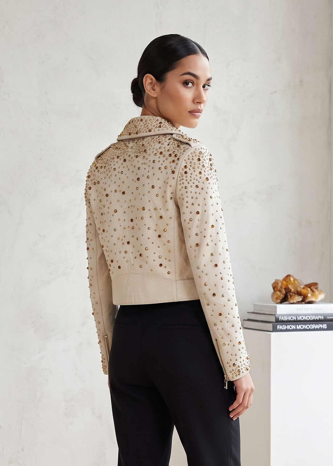 ABC-02 - Amazon Washed Leather - Dame - Off White