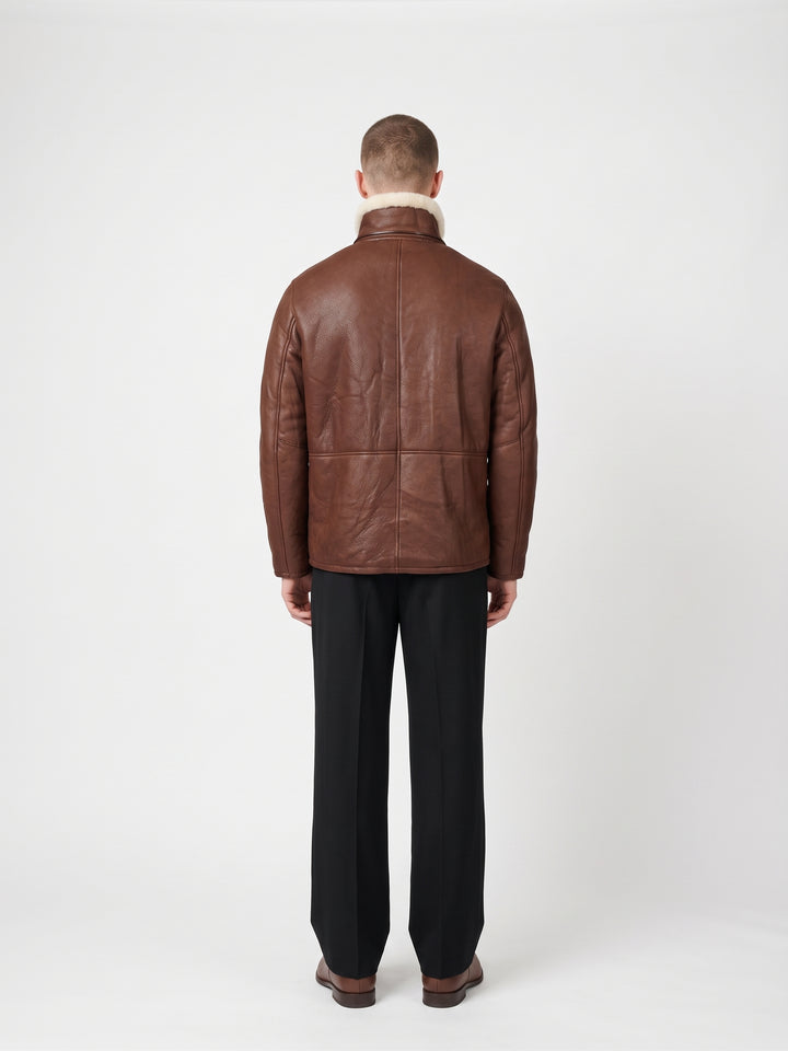 Kyran 72 cm Nappa Lamb Crack - Man Whisky