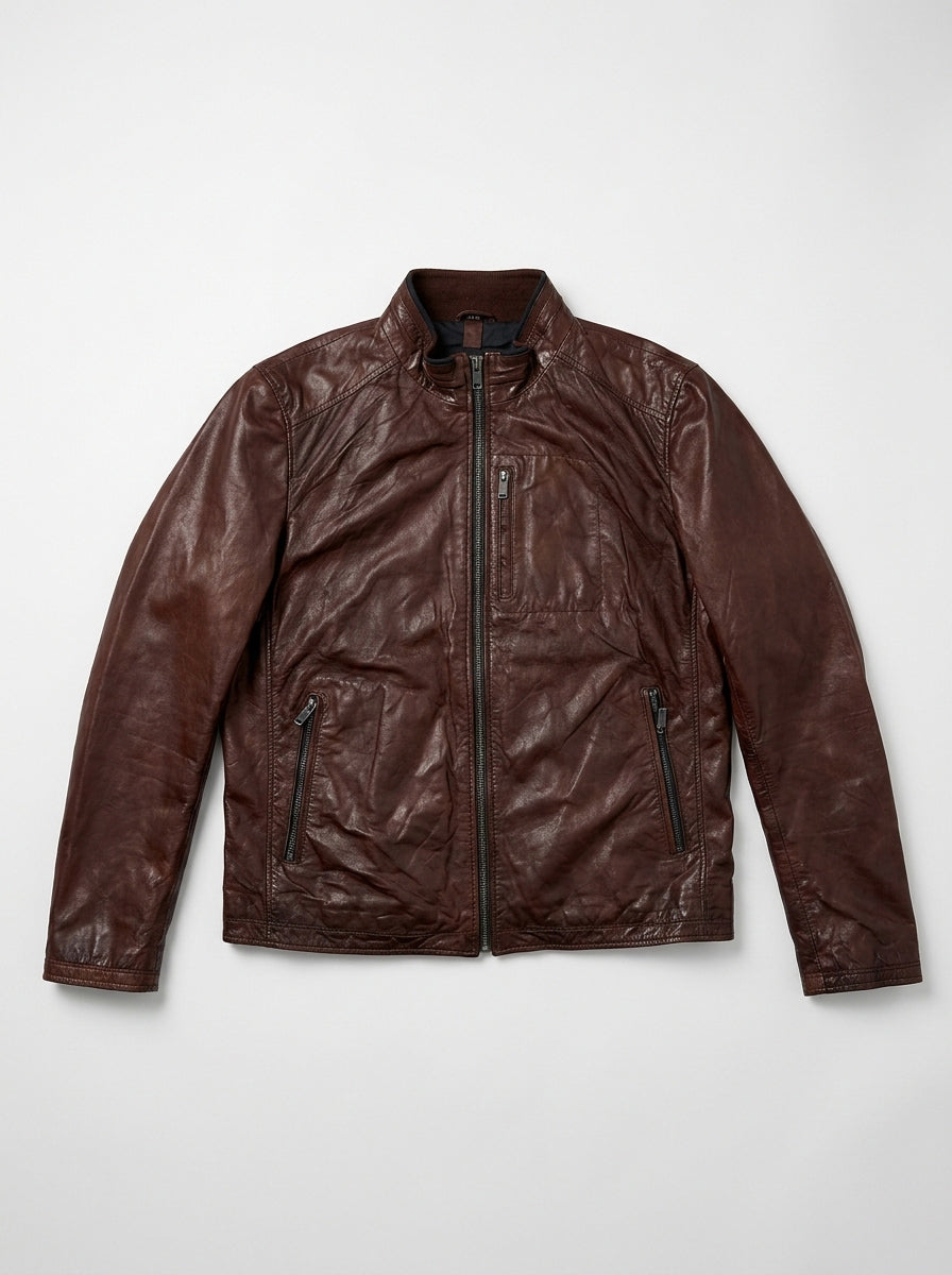 Janus - Lamb Leather - Man - Brown
