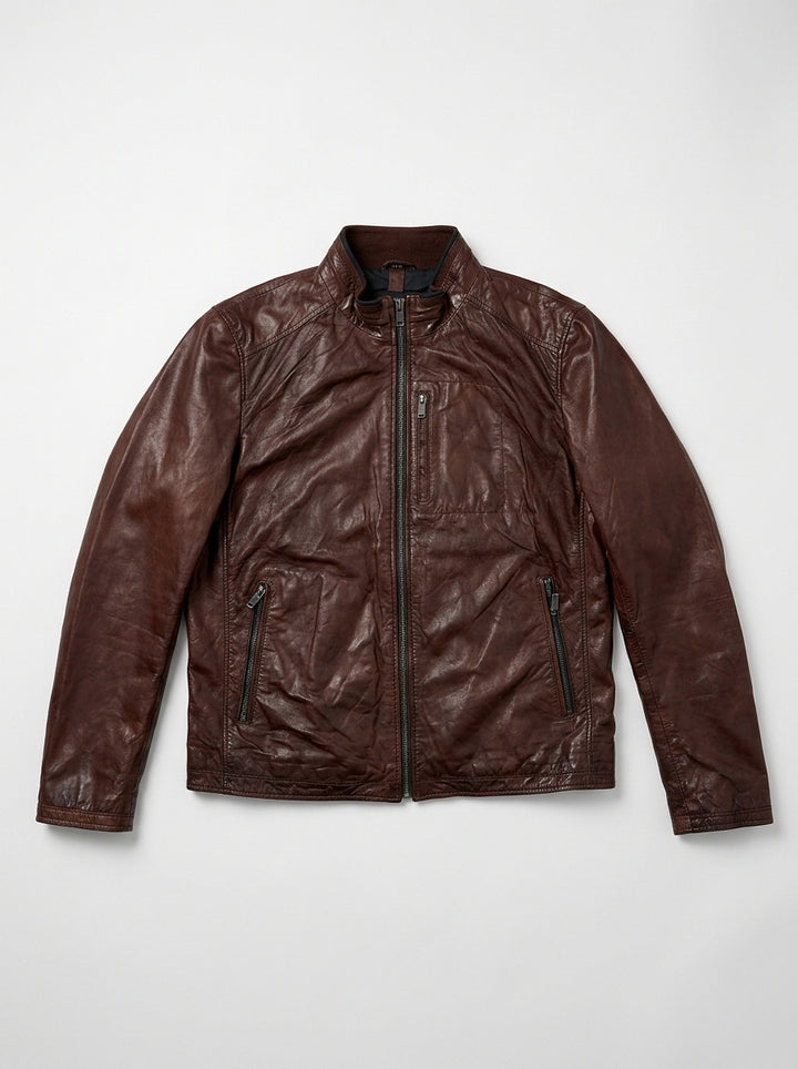 Janus - Lamb Leather - Man - Brown