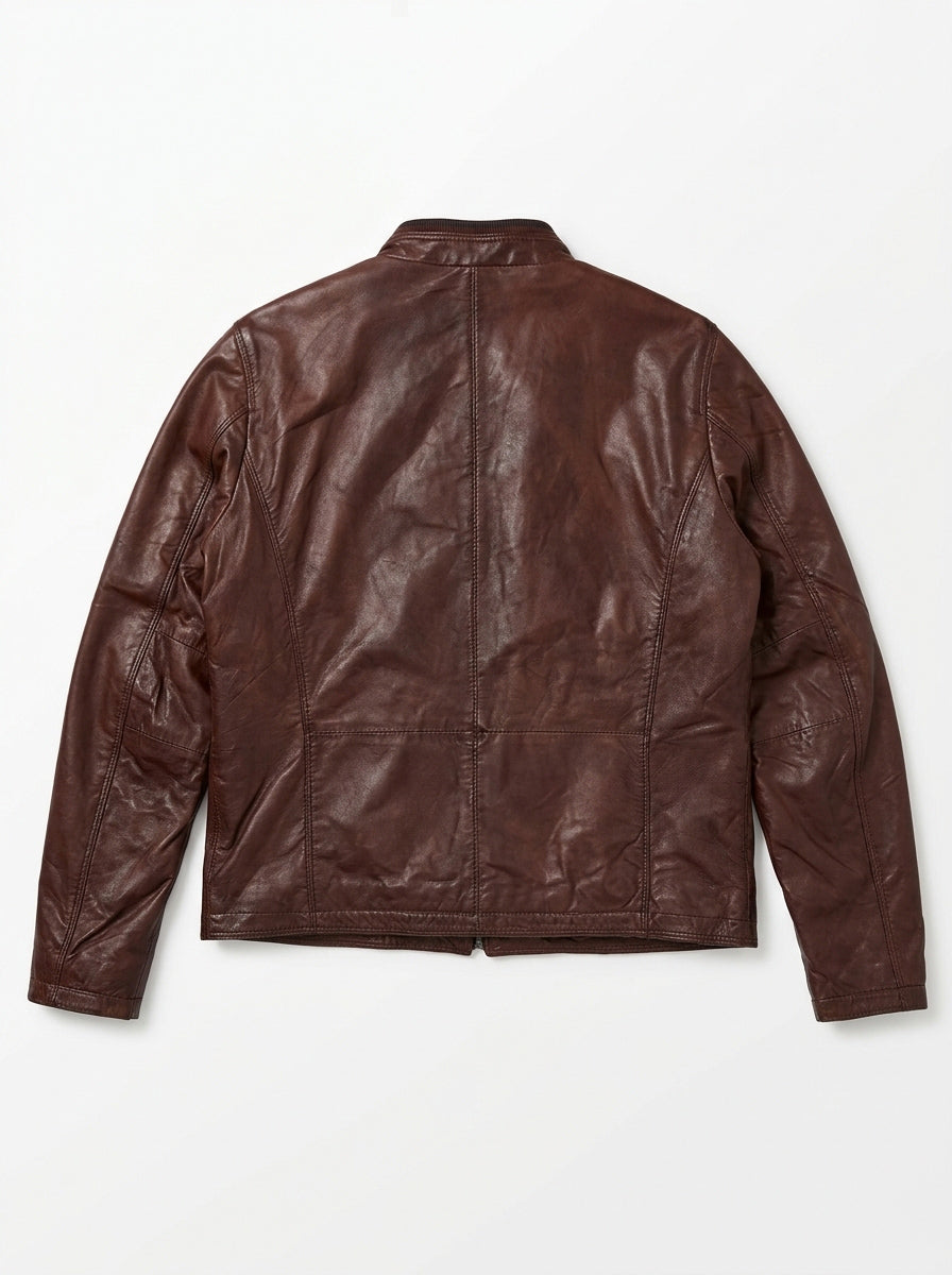 Janus - Lamb Leather - Man - Brown