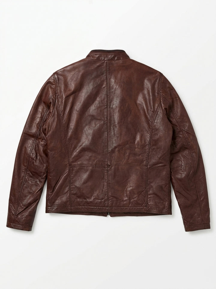 Janus - Lamb Leather - Man - Brown