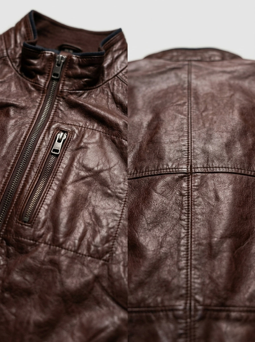 Janus - Lamb Leather - Man - Brown