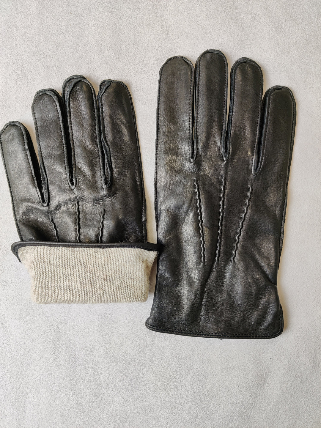 127-F Glove - Fårläder - Tillbehör - Svart