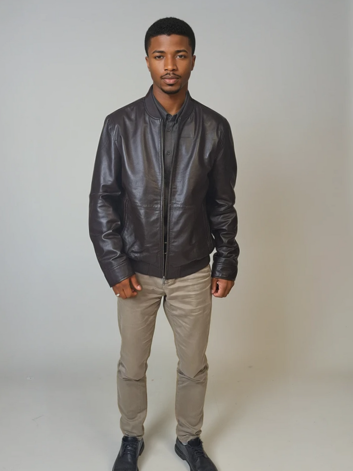 Benn - Lamb Thick Dace Leather -Man - Smuk Brun