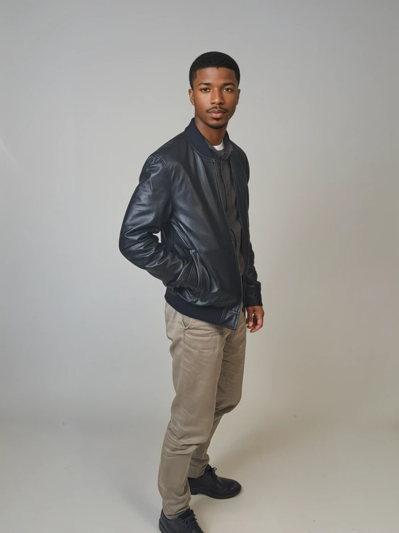 Benn - Lamb Thick Dace Læder - Man - Sort