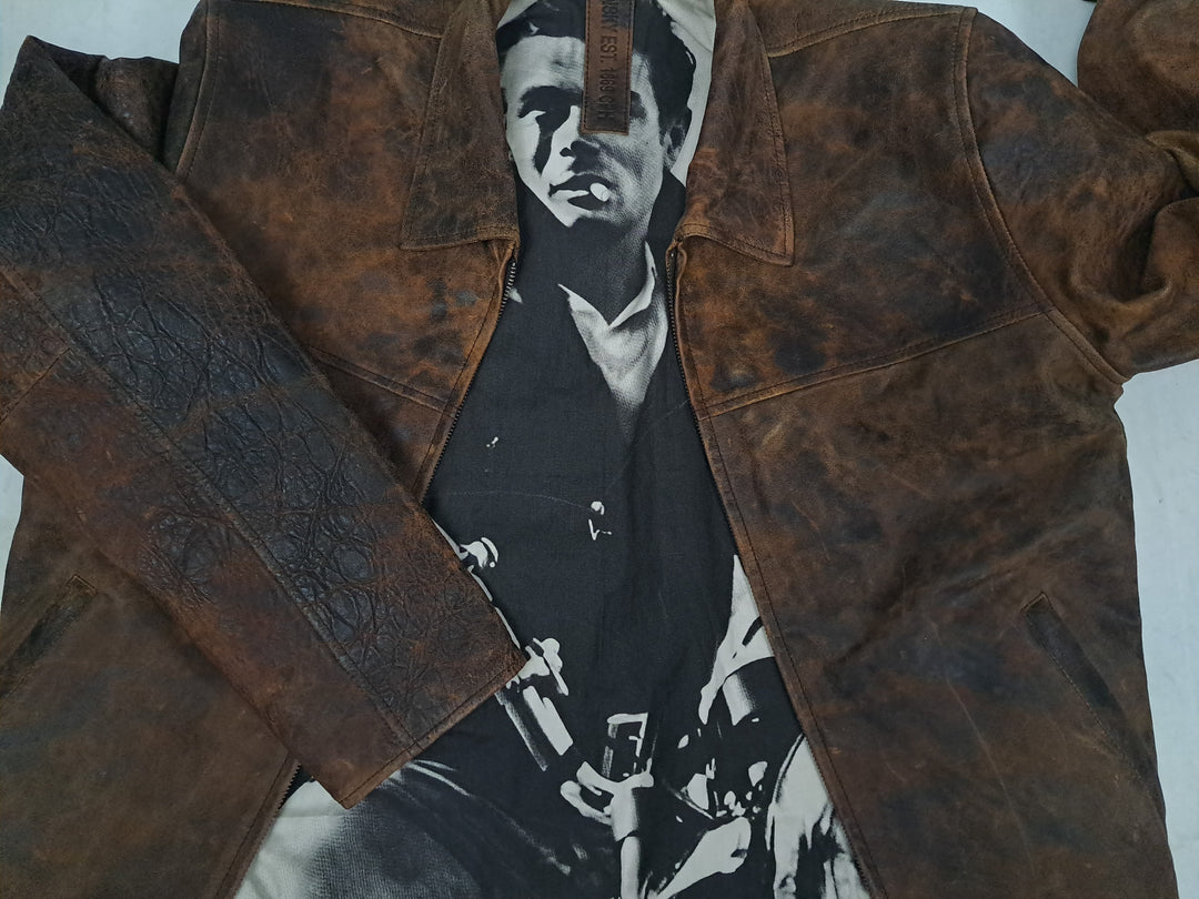 James Dean, 65 cm. - Krave - Læder - Mand - Brun