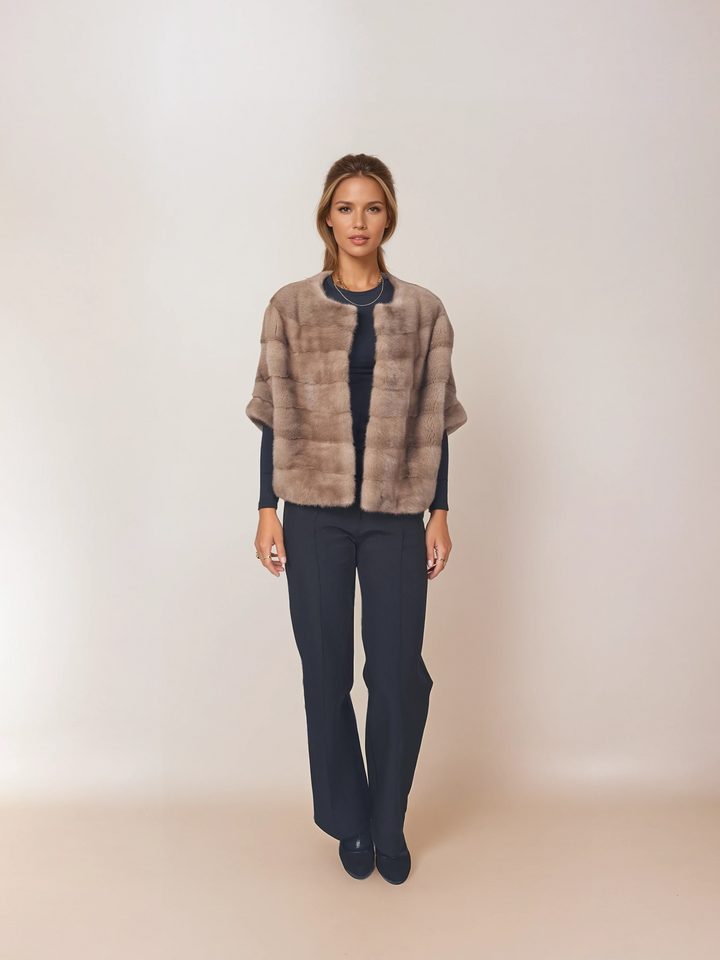 Tyll, 50 cm. - Mink - Kvinner - Pastell / Mink Pels - Levinsky - Kvinde