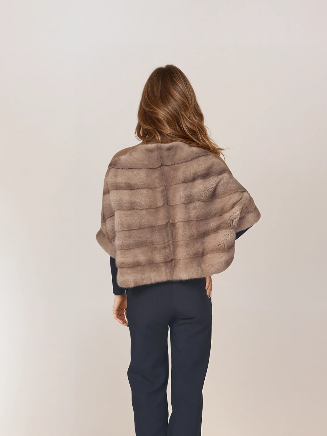 Tyll, 50 cm. - Mink - Kvinner - Pastell / Mink Pels - Levinsky - Kvinde