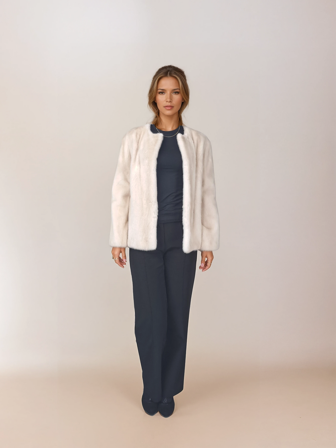 Chanel, 60 cm. - Nerz - Damen - Perle