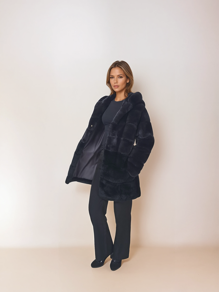 Imelda, 80 cm. - Rex - Dam - Charcoal & Black