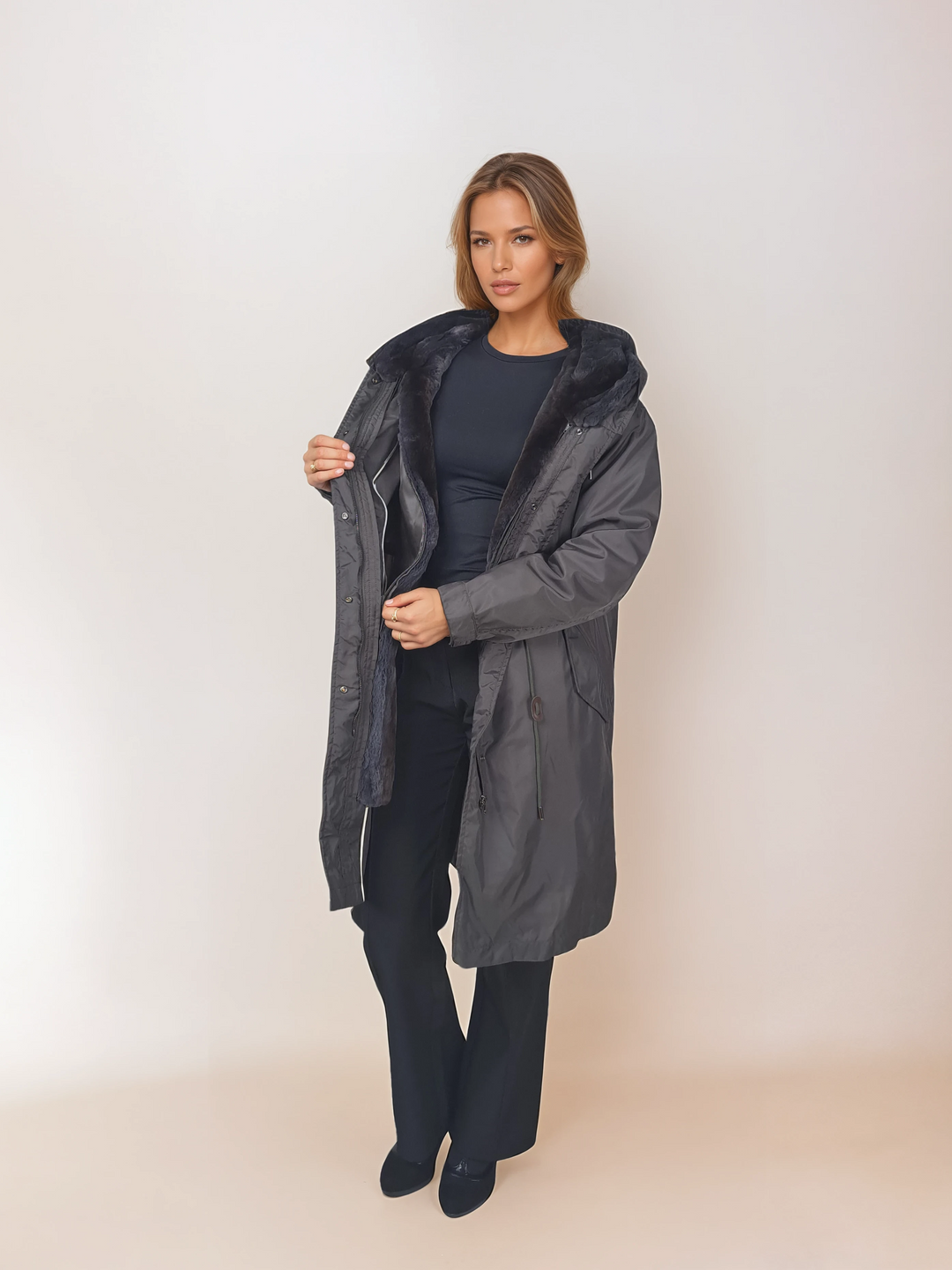 Calgary, 95 cm. - Huva - Textil - Dam - Armé