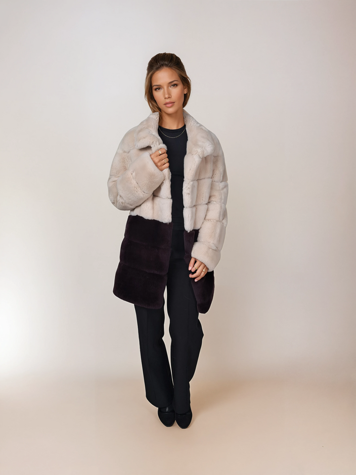 Hachan, 80 cm. - Rex - Kvinnor - Ivory & Wine