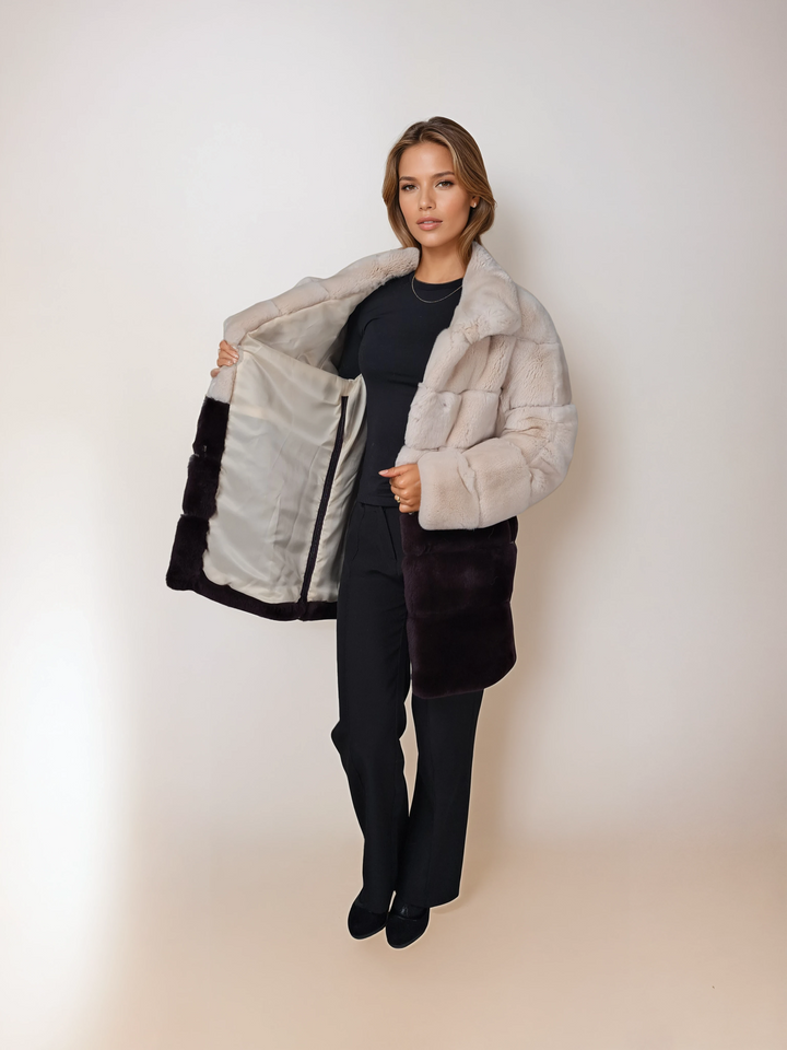 Hachan, 80 cm. - Rex - Kvinnor - Ivory & Wine