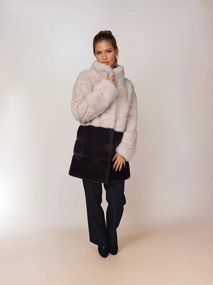 Hachan, 80 cm. - Rex - Kvinnor - Ivory & Wine