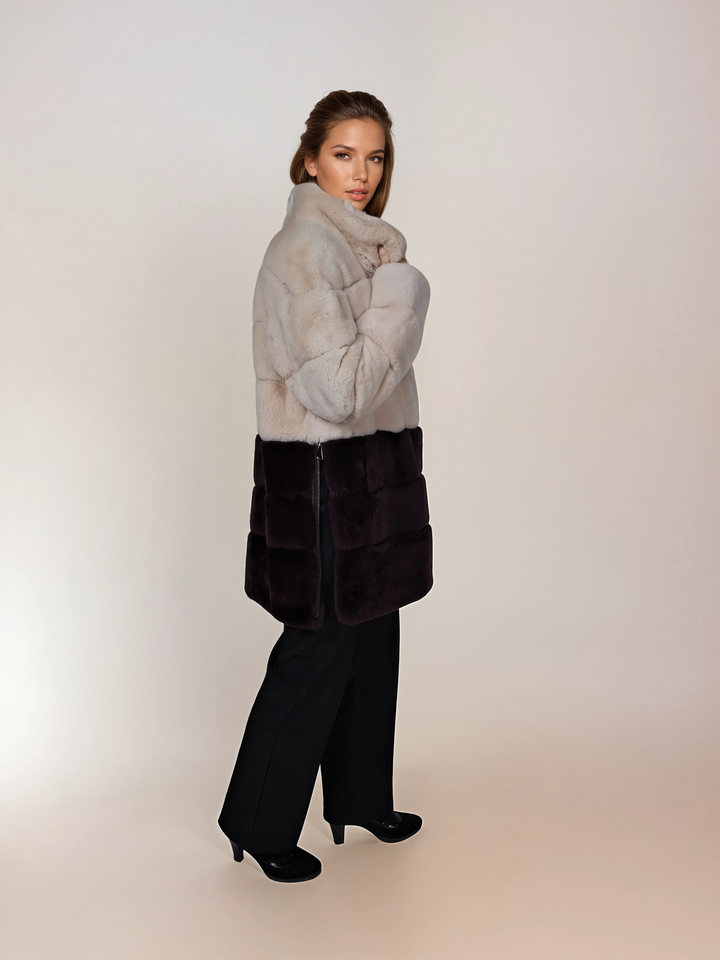 Hachan, 80 cm. - Rex - Kvinnor - Ivory & Wine