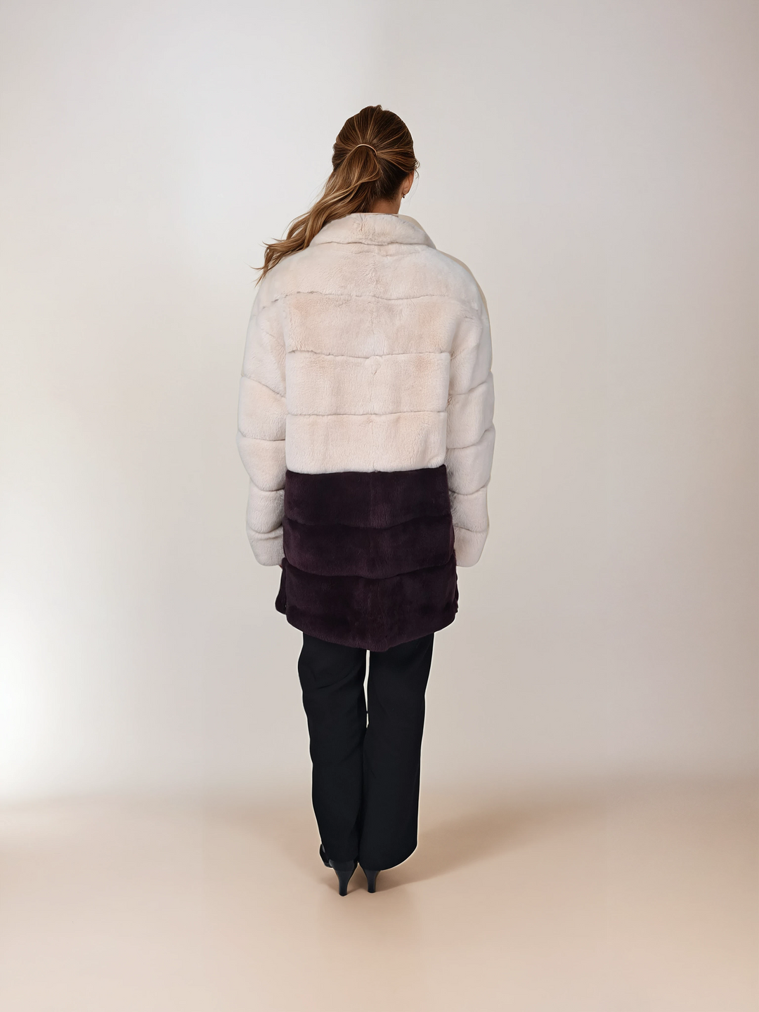 Hachan, 80 cm. - Rex - Kvinnor - Ivory & Wine