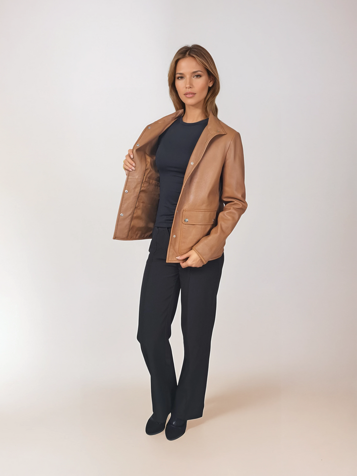 Illina, 61 cm. - Lamb Dior Leather - Kvinner - Karamell