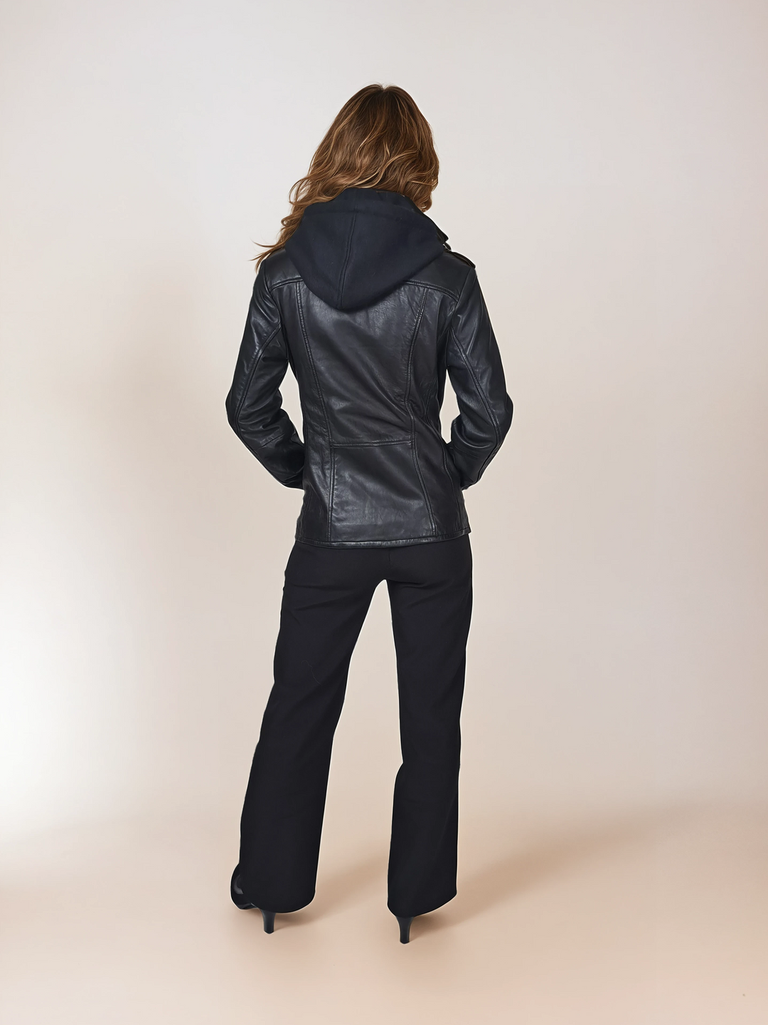 Hollis, 65 cm. - Sheep Leather - Women - Black