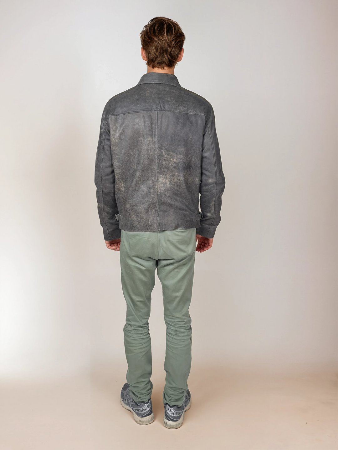 James Dean, 67 cm. - Fårelæder - Mand - Grå