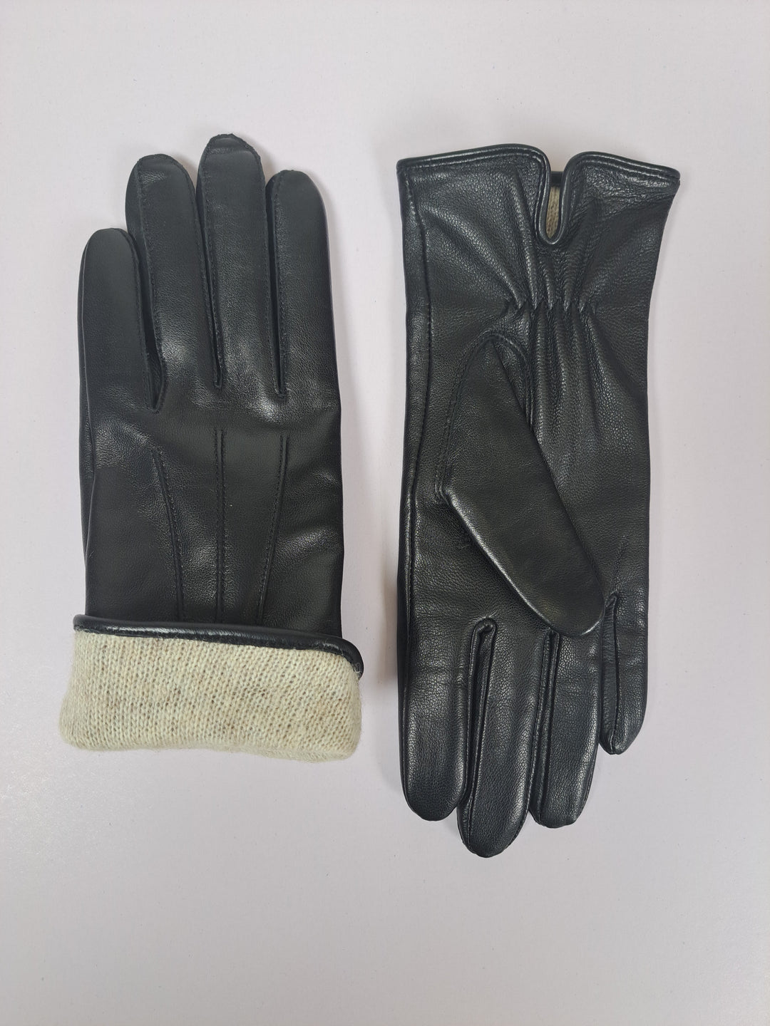 3100 Handske - Lamme Slink Læder - Tilbehør - Sort