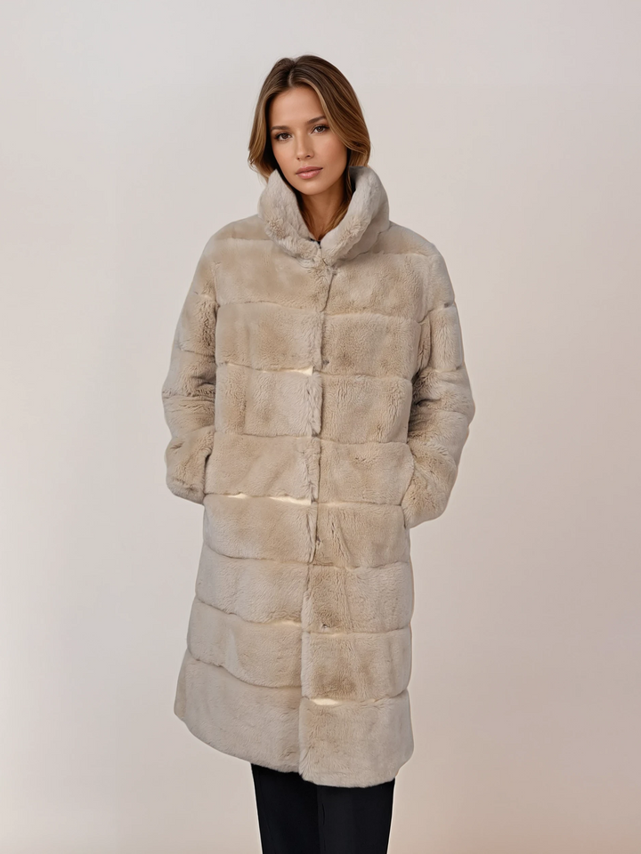 Petrovski, 100 cm. - Collar - Rex - Women - Cream