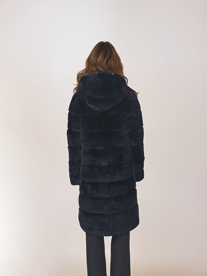 Petrovski, 100 cm. - Hætte - Rex - Damer - Sort