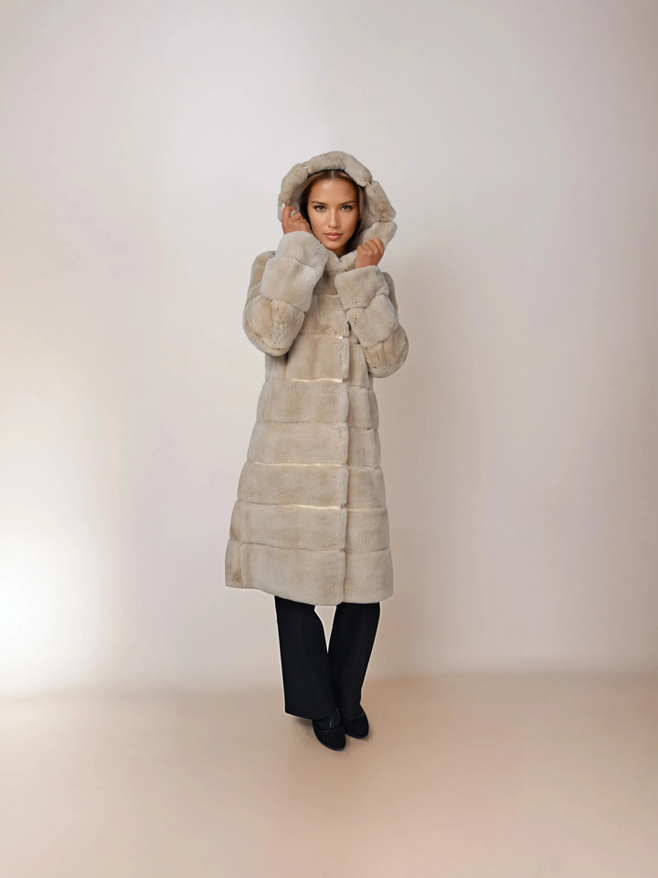 Petrovski, 100 cm. - Hood - Rex - Women - Cream