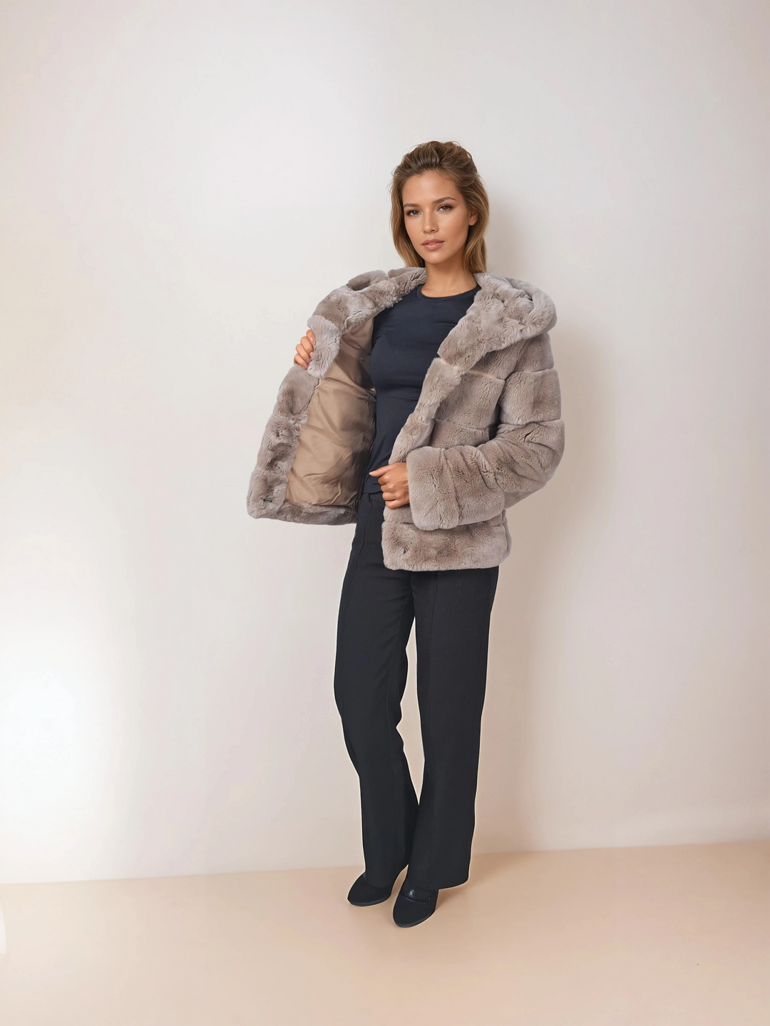 Petrovski, 60 cm. - Huva - Rex - Dam - Cafe Latte