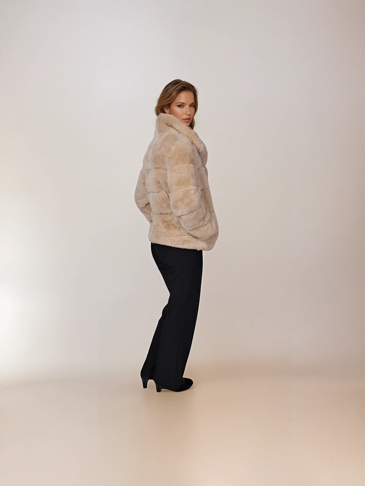 Petrovski, 60 cm. - Kragen - Rex - Damen - Creme