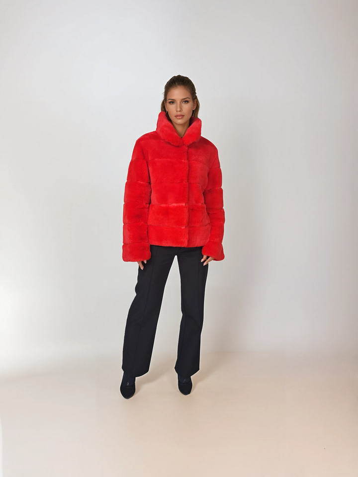 Petrovski, 60 cm. - Krage - Rex - Dam - Röd