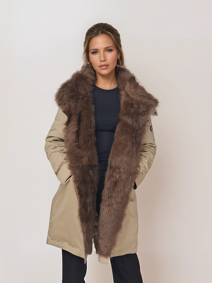 Ivana, 97 cm. - Textil - Damen - Off White