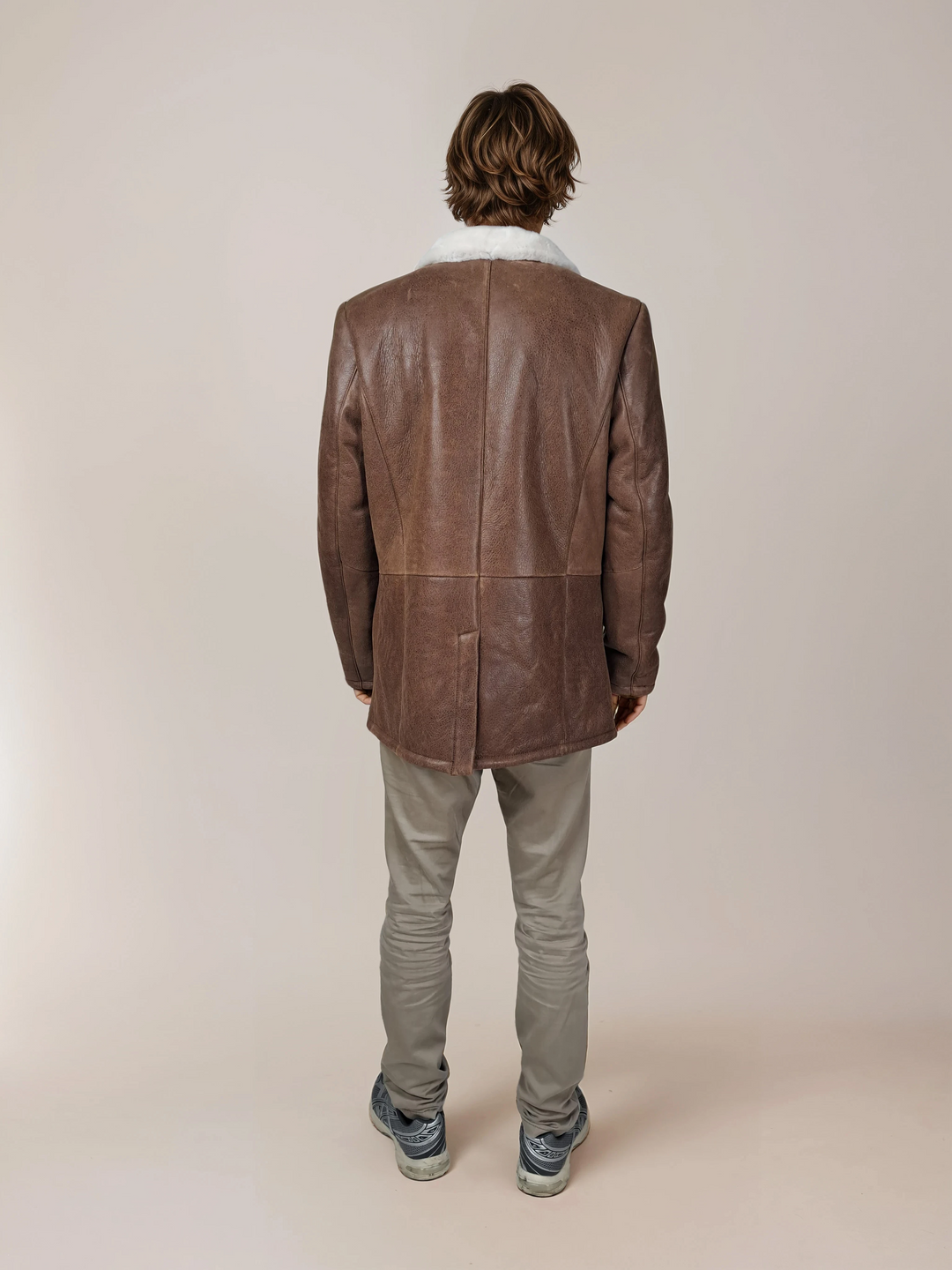 Cooper, 80 cm., herre rulamsjakke i whisky farve