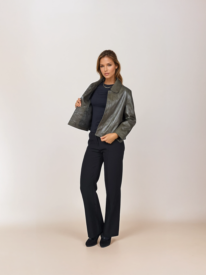 Marley, 53 cm. - Krave - Lamme Luxur Læder - Damer - Oliven